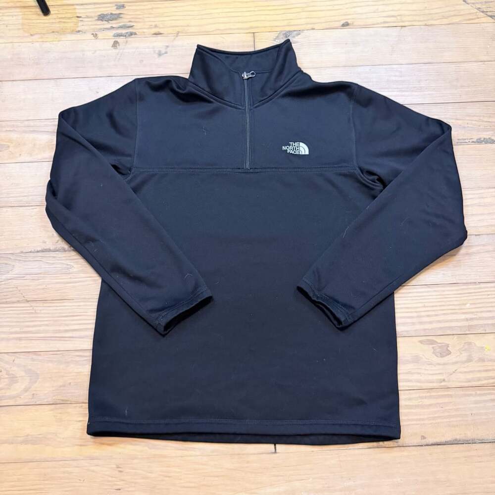 The North Face Boys Black 1/4 Zip Fleece Pullover XL/TG 18/20
